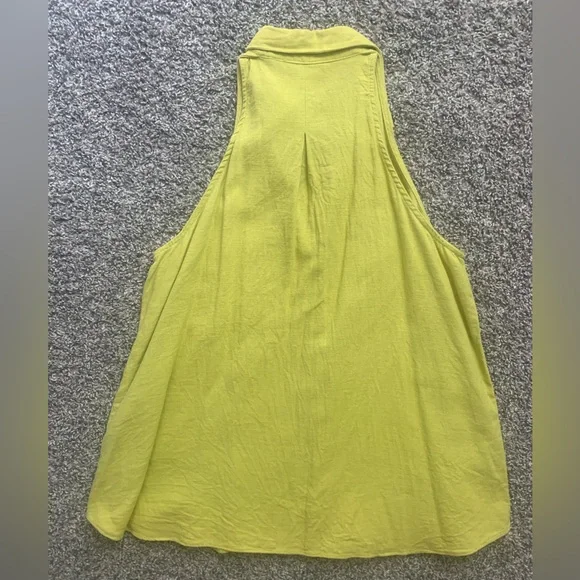 🌸Lolita Linen Collared Halter Top - Picture 2 of 8